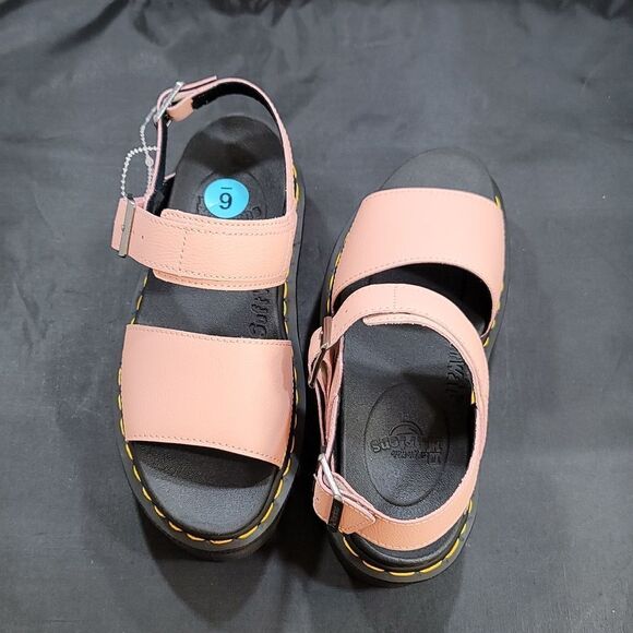 BRAND NEW DR MARTENS VOSS II ATHENA LEATHER STRAP PLATFORM SANDALS - Picture 6 of 16